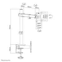 Neomounts FPMA-D540BLACK Monitorarm 13-32"