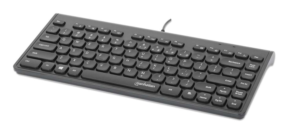 Manhattan 180702 Tastatur Büro USB QWERTY Schwarz