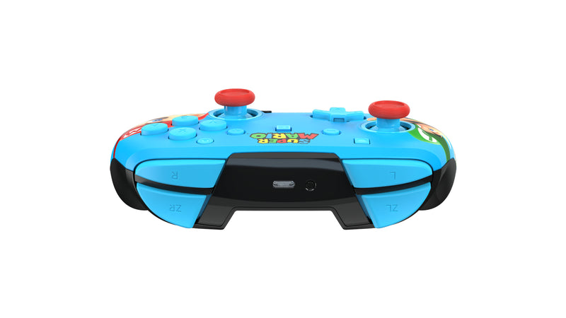 Turtle Beach Rematch-Controller: Mario and Luigi – Offiziell lizenziert für Nintendo Switch 1 und 2, kabellos, TMR-Thumbsticks, anpassbares RGB, wiederaufladbarer Akku