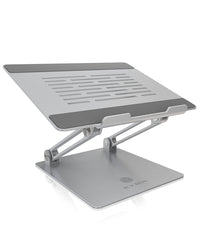 ICY BOX IB-NH300, Notebookhalter höhenverstellbar, Aluminium, für Notebooks bis 17" (43 cm)