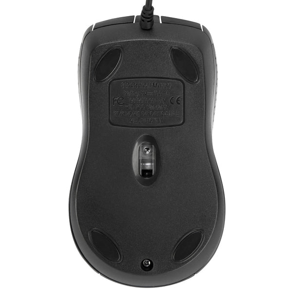 Targus AMU81AMGL Maus Büro Beidhändig USB Typ-A Optisch 1000 DPI