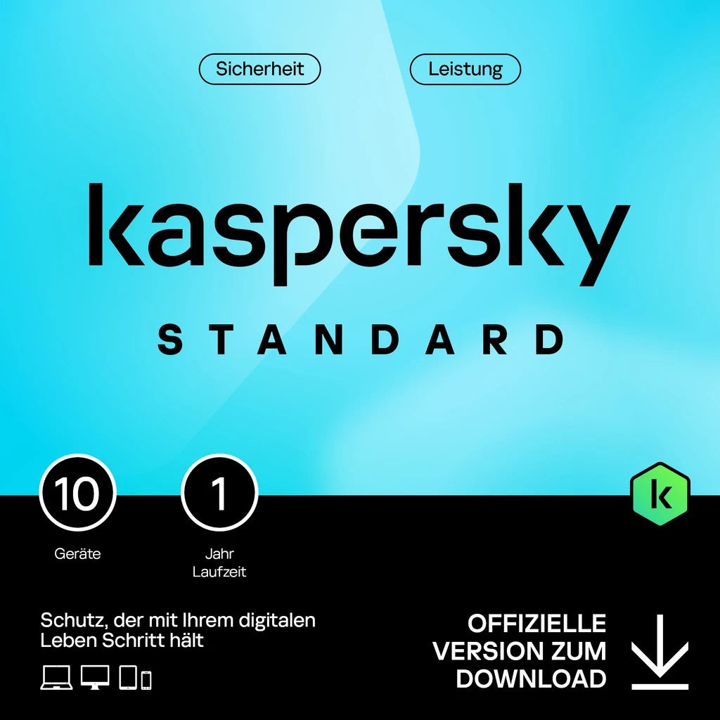 Kaspersky Standard - 10 Device. 1 Year - ESD-DownloadESD