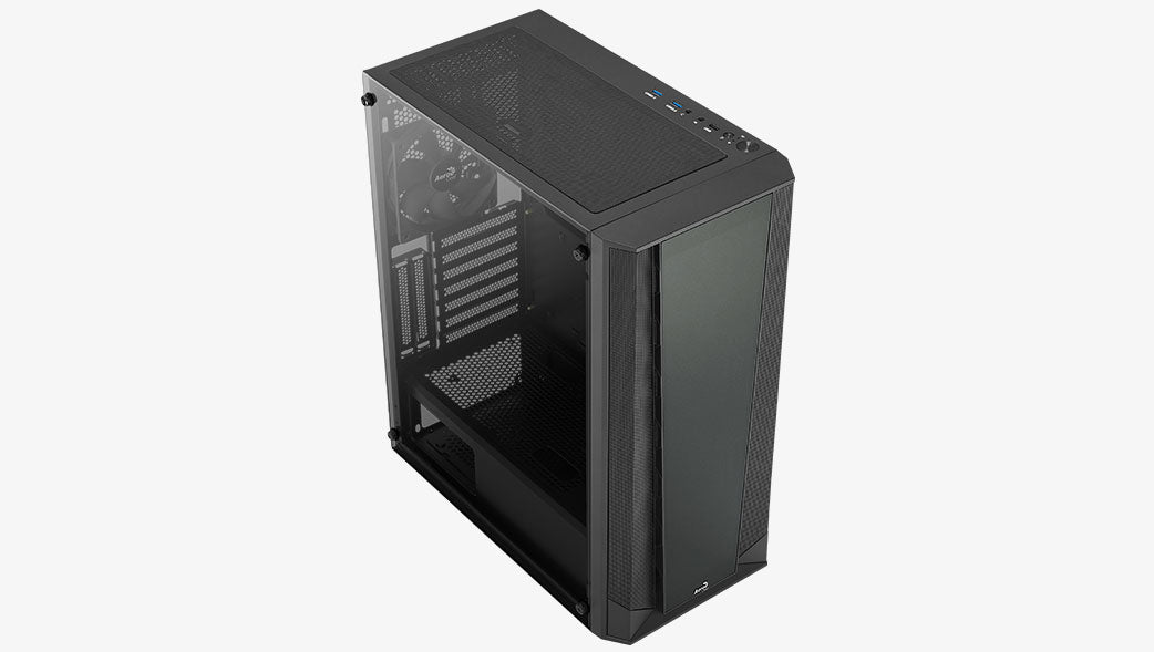 Aerocool Prism-G-BK-v1 Midi Tower Schwarz