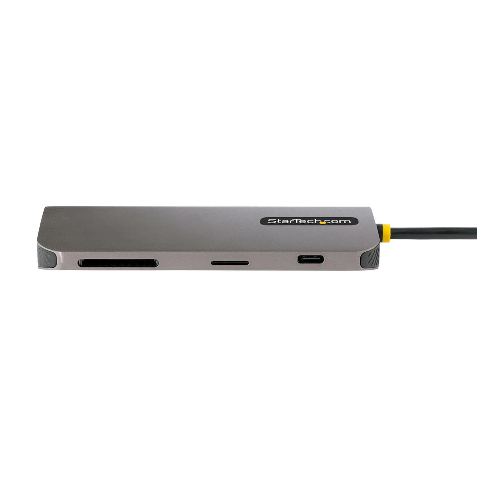 StarTech.com USB C Multiport Adapter, 4K 60Hz HDMI Anschluss, 5Gbit/s USB-A Hub, USB C auf HDMI, 100W PD, GbE, SD/MicroSD, 30cm Kabel, Reiseadapter, Thunderbolt 3 Dockingstation