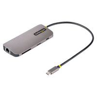 StarTech.com USB C Multiport Adapter, 4K 60Hz HDMI Anschluss, 5Gbit/s USB-A Hub, USB C auf HDMI, 100W PD, GbE, SD/MicroSD, 30cm Kabel, Reiseadapter, Thunderbolt 3 Dockingstation