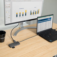 StarTech.com USB C Multiport Adapter, 4K 60Hz HDMI Anschluss, 5Gbit/s USB-A Hub, USB C auf HDMI, 100W PD, GbE, SD/MicroSD, 30cm Kabel, Reiseadapter, Thunderbolt 3 Dockingstation