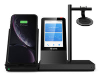 Yealink WH66 Mono UC Kopfhörer Kabellos Kopfband Büro/Callcenter USB Typ-A Bluetooth Ladestation Schwarz