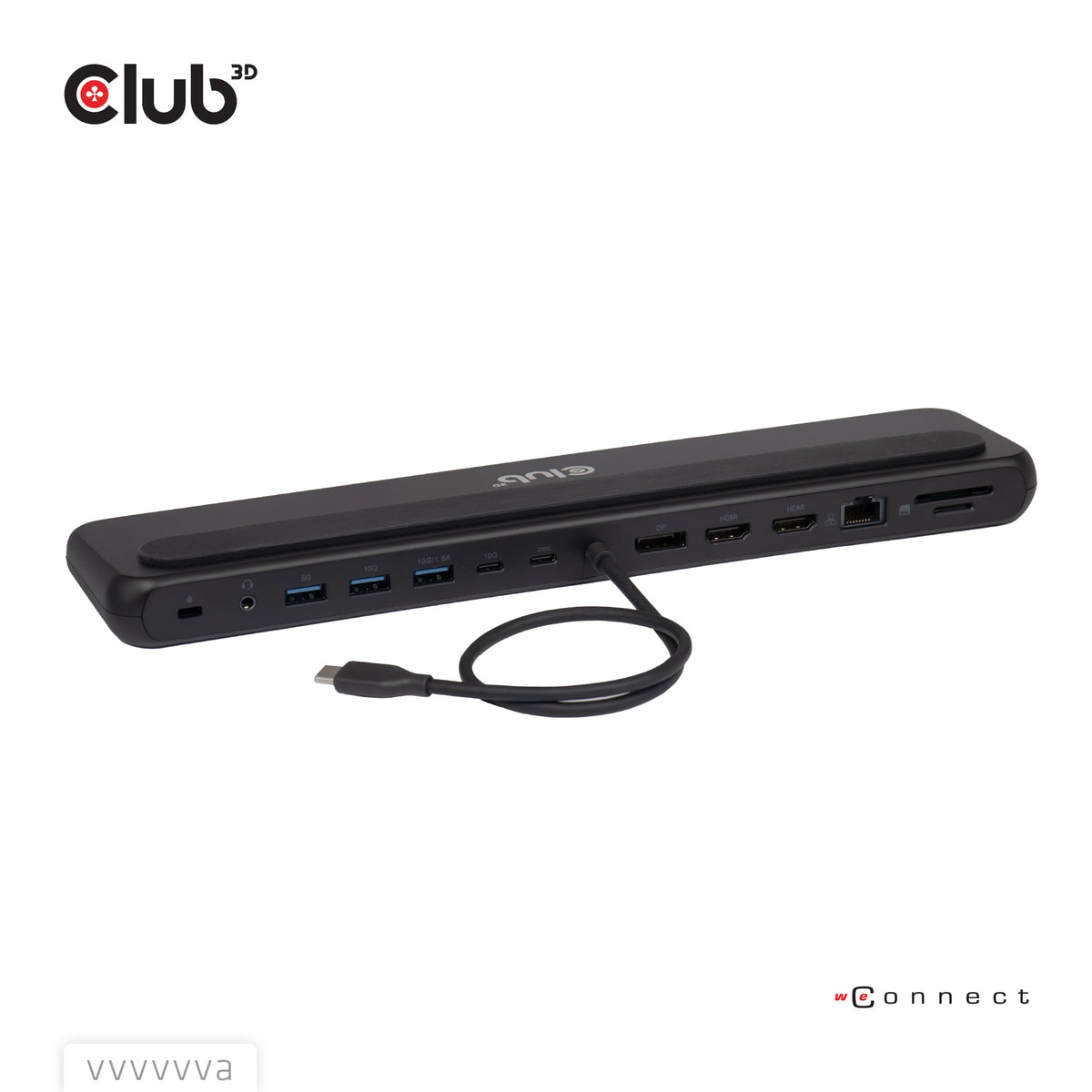 CLUB3D CSV-2541 laptop-dockingstation & portreplikator Andocken USB 3.2 Gen 1 (3.1 Gen 1) Type-C Schwarz