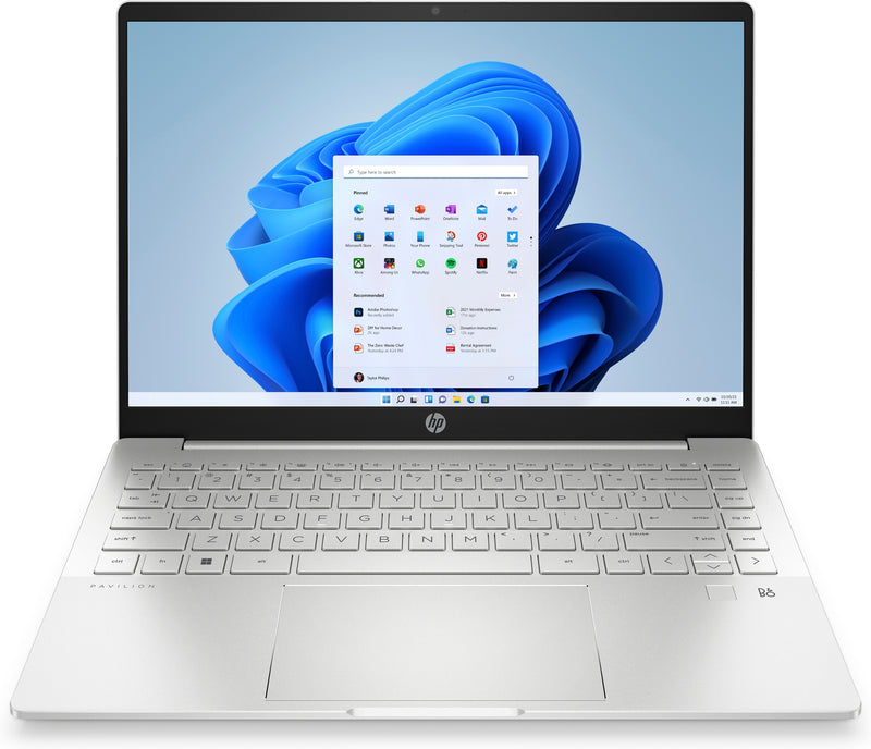 HP Pavilion Plus 14-eh1473ng Intel® Core™ i7 i7-13700H Laptop 35,6 cm (14") 2.8K 16 GB LPDDR5-SDRAM 512 GB SSD Wi-Fi 6E (802.11ax) Windows 11 Home Silber