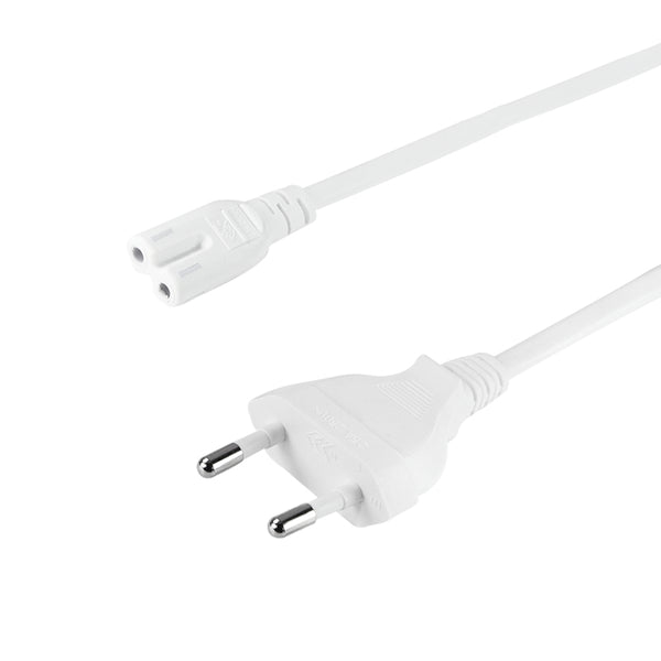 LogiLink CP092W Câble d'alimentation blanc 1,8 m Prise type C Connecteur C7