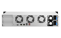 QNAP TS-864EU-RP-8G NAS & Speicherserver Rack (2U) Intel® Celeron® N5095 8 GB DDR4 0 TB QNAP Turbo System Schwarz