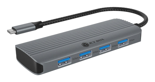 ICY BOX IB-DK4022a-CPD, 6 in 1 Docking station, 1x HDMI 4K60Hz, 4x USB Type-A 5 Gbit/s, 1x USB Type-C for PD 3.0 max 100W