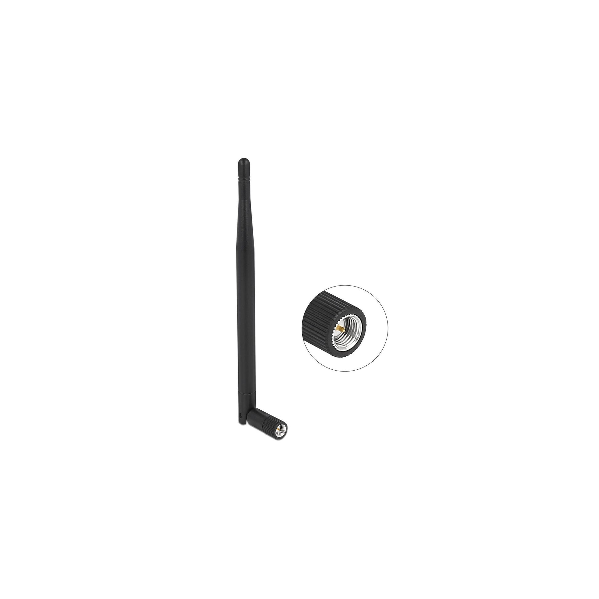 Delock LPWAN Antenne, SMA-Stecker, schwarz