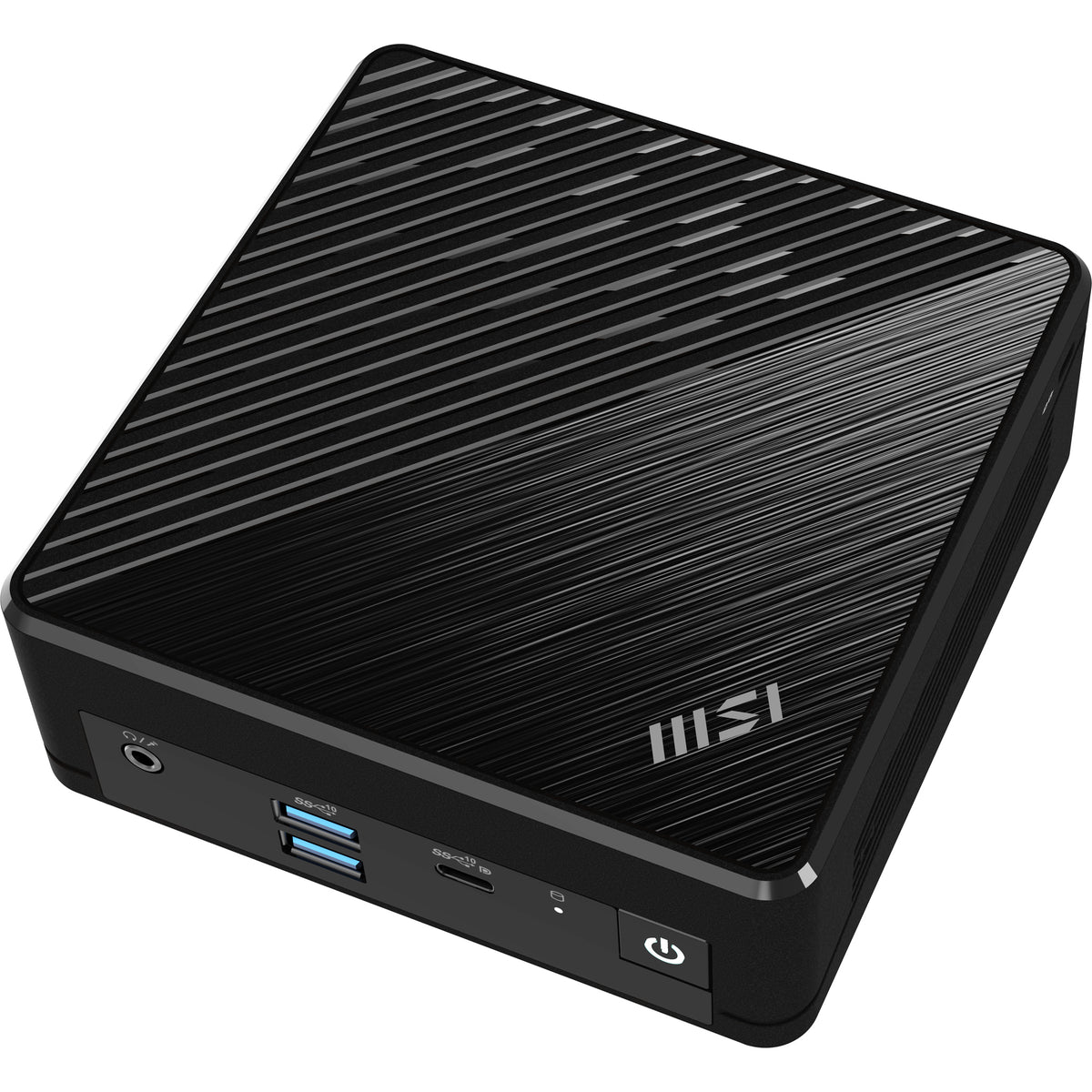 MSI Cubi N ADL S-078EU Intel® N N100 4 GB DDR4-SDRAM 128 GB SSD Windows 11 Pro Mini PC Mini-PC Schwarz