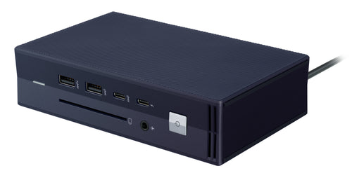 ASUS SimPro Dock 2 Kabelgebunden Thunderbolt 3 Schwarz, Blau