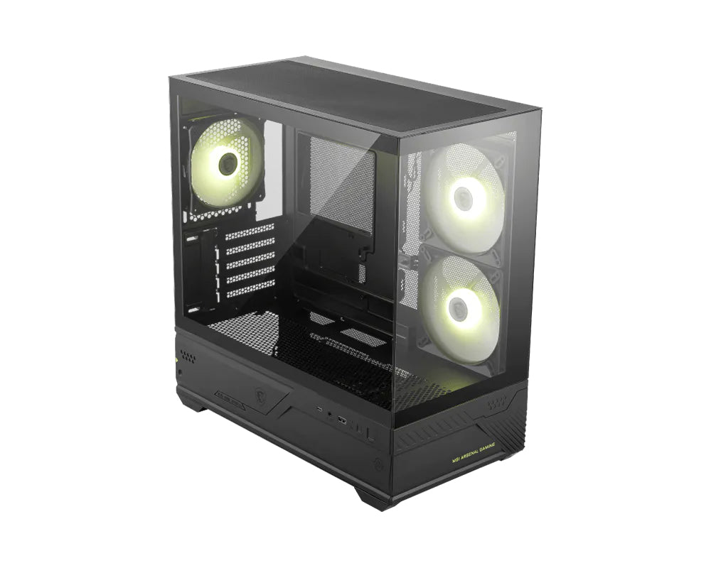 MSI MAG PANO M110R Computer-Gehäuse Mini Tower Schwarz