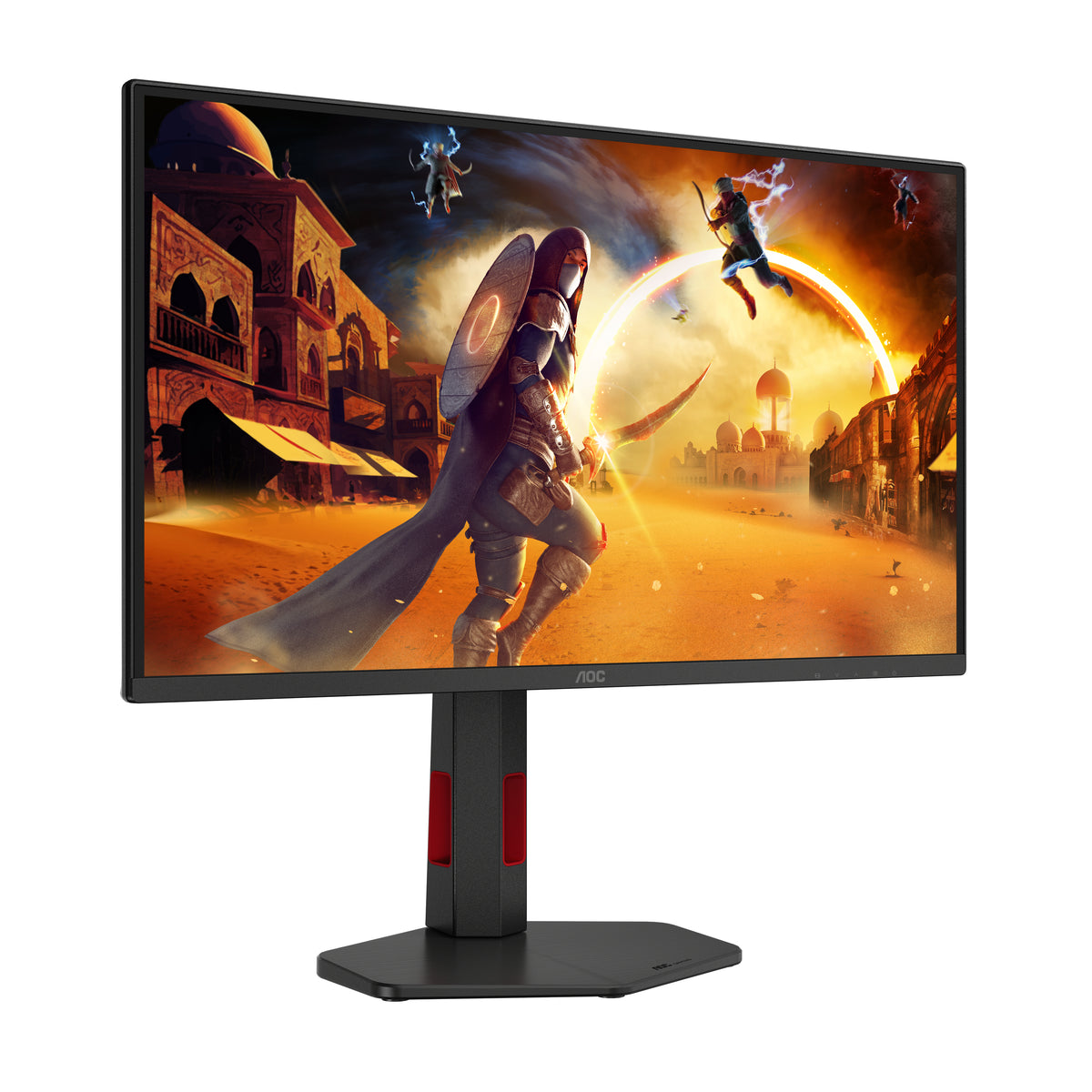 AOC G4 Q25G4SR Computerbildschirm 62,2 cm (24.5") 2560 x 1440 Pixel Quad HD LED Schwarz, Rot