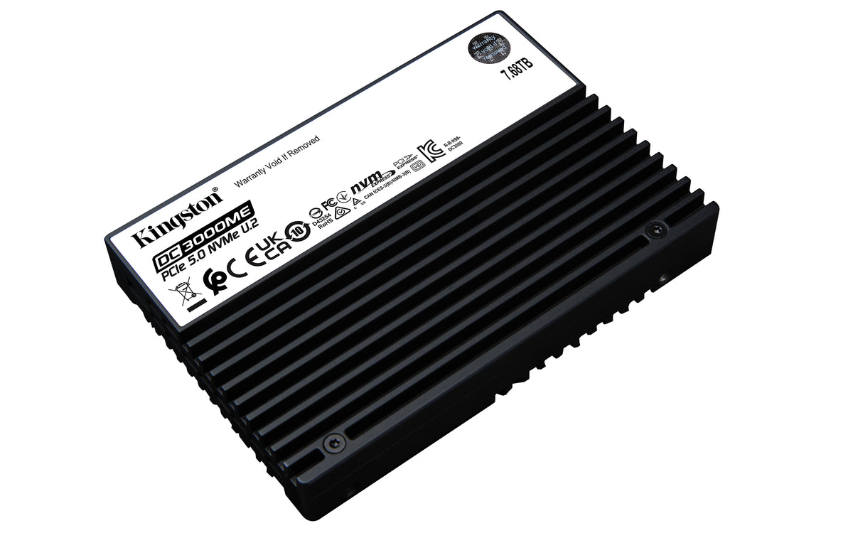 Kingston Technology 7,68TB DC3000ME U.2 PCIe 5.0 NVMe TCG Opal Enterprise SSD
