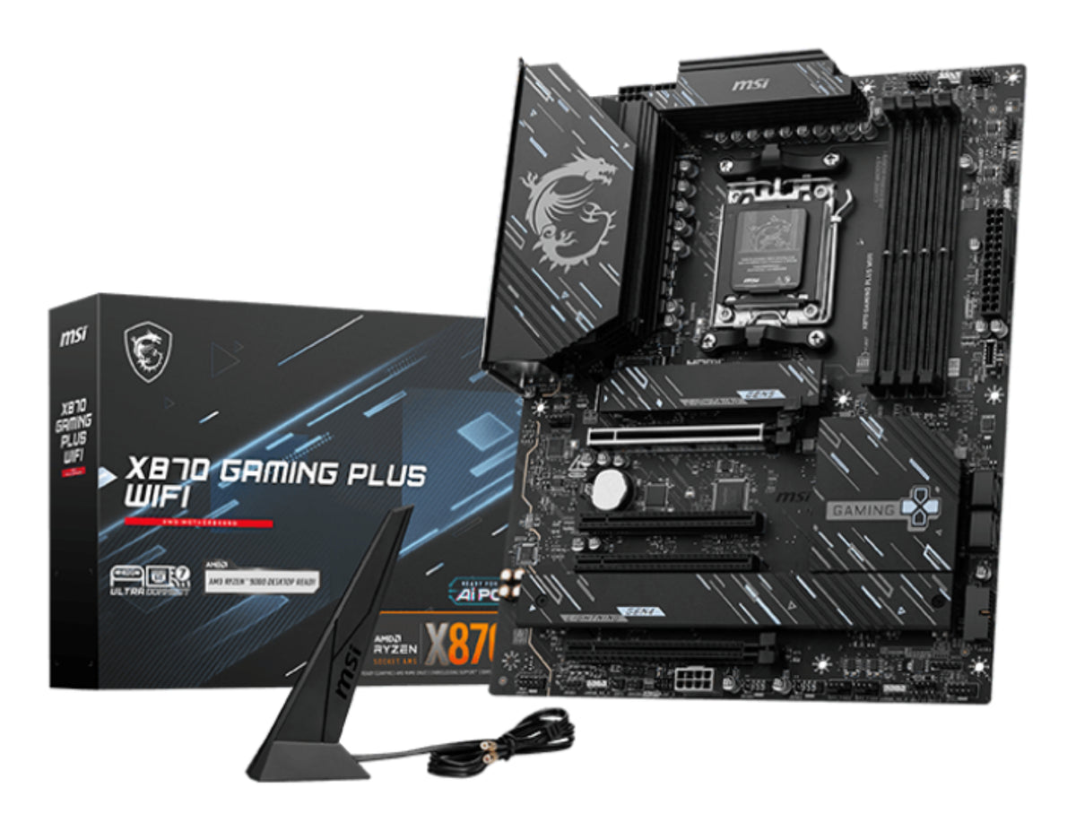 Carte mère MSI X870 GAMING PLUS WIFI AMD X870 Socket AM5 ATX