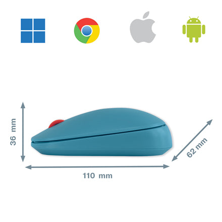 Leitz Cosy Maus Büro Beidhändig RF Wireless + Bluetooth 4000 DPI