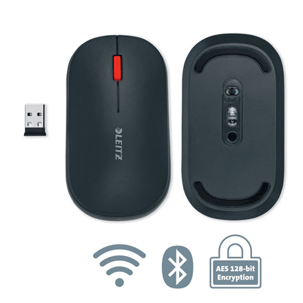 Leitz Cosy Maus Büro Beidhändig RF Wireless + Bluetooth 4000 DPI