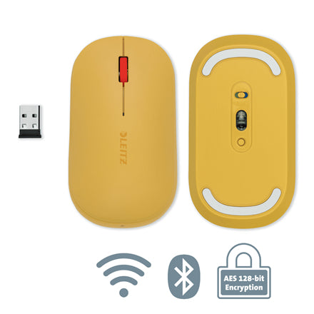 Leitz Cosy Maus Büro Beidhändig RF Wireless + Bluetooth 4000 DPI
