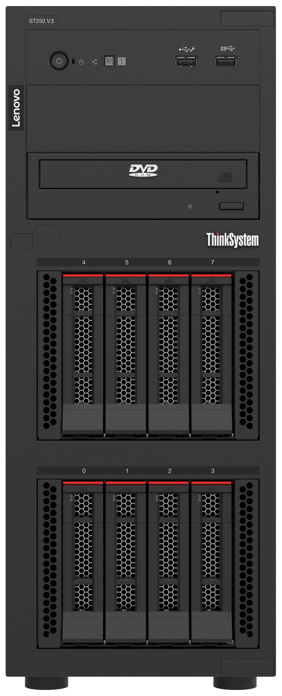 Lenovo ThinkSystem ST250 V3 Server Tower Intel® Xeon® 6315P 2,8 GHz 16 GB DDR5-SDRAM 800 W