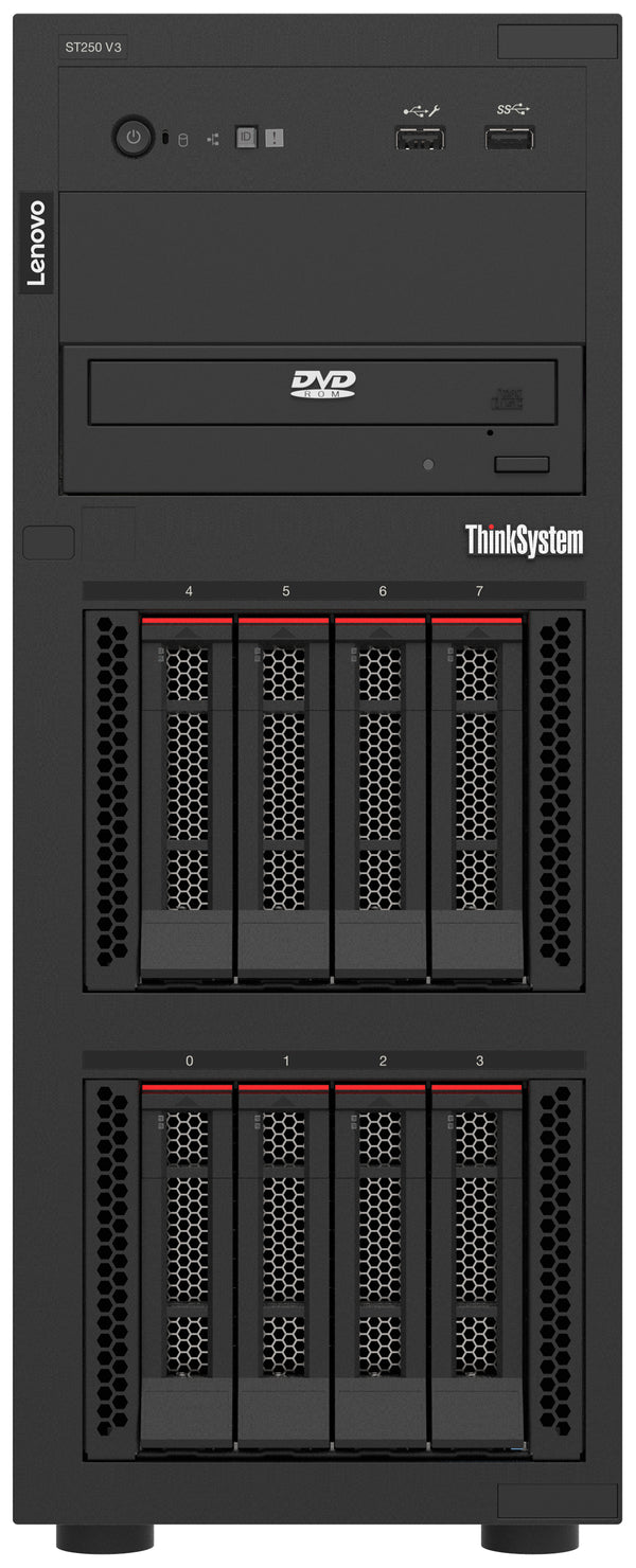 Lenovo ThinkSystem ST250 V3 Server Tower Intel® Xeon® 6315P 2,8 GHz 16 GB DDR5-SDRAM 800 W