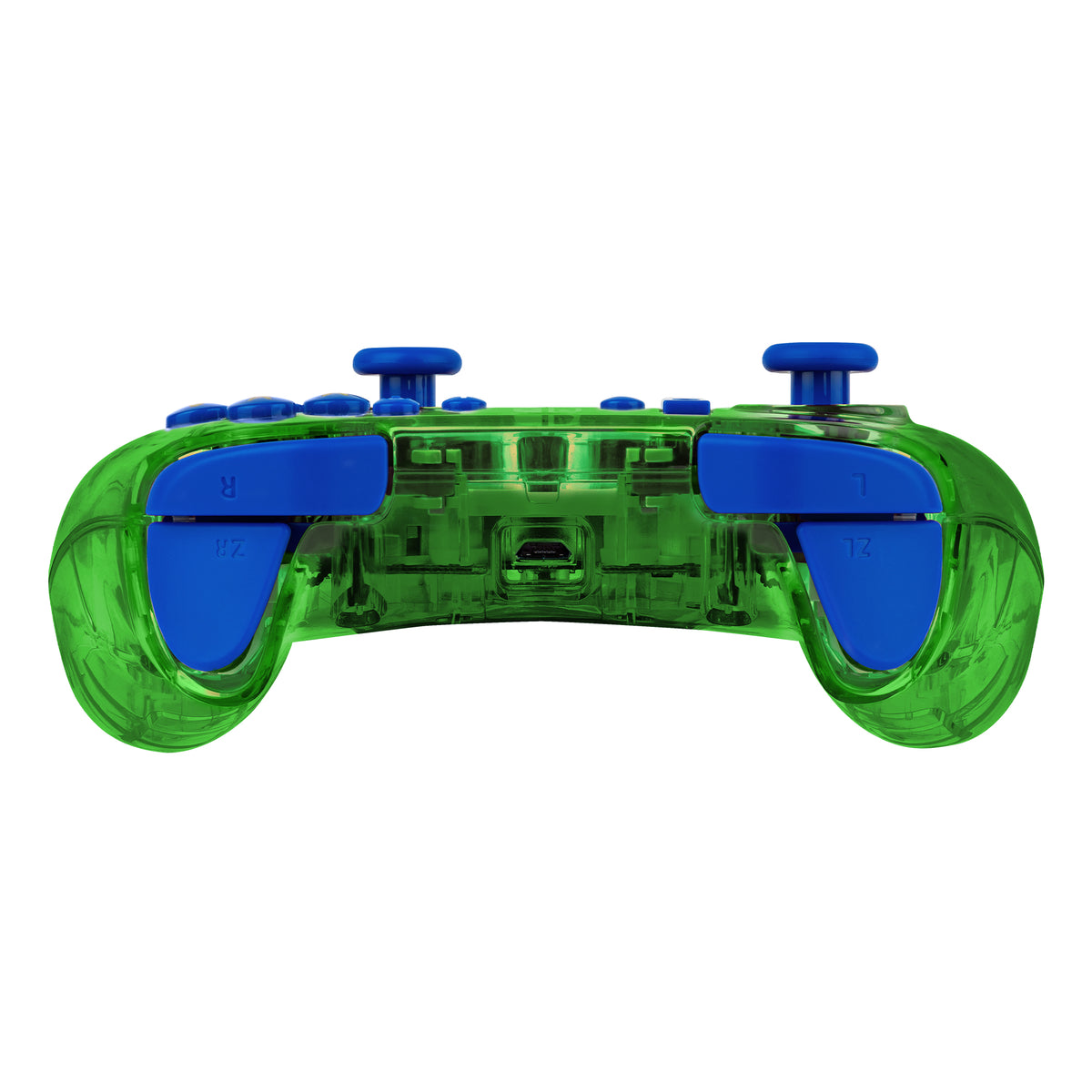 PDP Rock Candy: Luigi Lime Blau, Grün, Durchscheinend USB Gamepad Analog / Digital Nintendo Switch, Nintendo Switch Lite, Nintendo Switch OLED