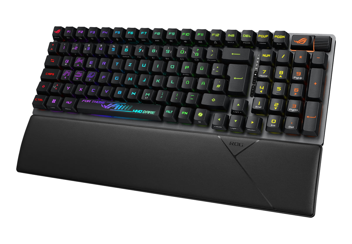 ASUS ROG Strix Scope II 96 RX Tastatur Gaming USB + RF Wireless + Bluetooth Schwarz