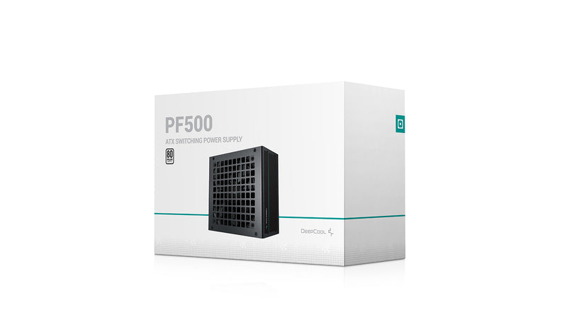 DeepCool PF500 Netzteil 500 W 20+4 pin ATX ATX Schwarz
