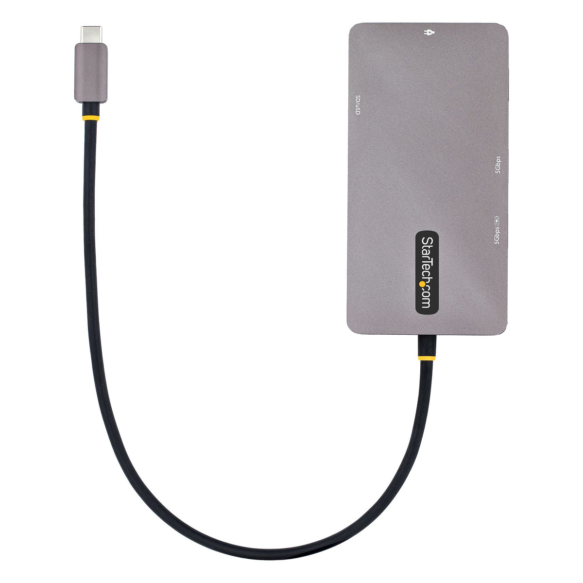 StarTech.com USB C Multiport Adapter, USB C auf Dual HDMI Video, 4K 60Hz, 5Gbit/s USB-A Hub, 100W PD Pass-through/GbE/SD-MicroSD Kartenleser, Reiseadapter/Laptop Dockingstation, Thunderbolt 3&4 Kompatibel