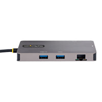 StarTech.com USB C Multiport Adapter, USB C auf Dual HDMI Video, 4K 60Hz, 5Gbit/s USB-A Hub, 100W PD Pass-through/GbE/SD-MicroSD Kartenleser, Reiseadapter/Laptop Dockingstation, Thunderbolt 3&4 Kompatibel
