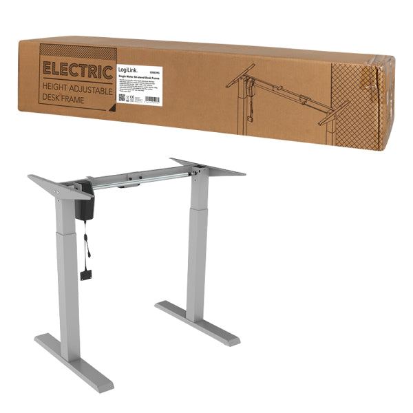 LogiLink EO0029G Stehtischgestell Elektro 2 Bein(e) Grau