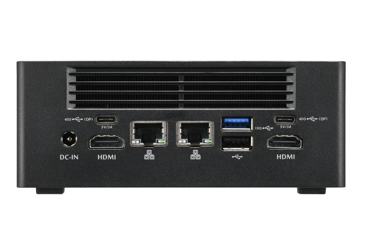 Shuttle Nano PC NA10H7, AMD Ryzen™ 7-8845HS APU, Radeon780M , 2xHDMI, 2xUSB-C 4.0(DP), 2x2.5Gbit LAN, inkl. VESA 24/7 Dauerbetrieb, inkl. VESA
