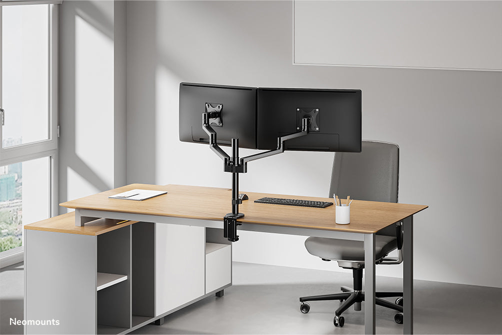 Neomounts DS60-425BL2 Monitorarm 17-27" - platzsparend