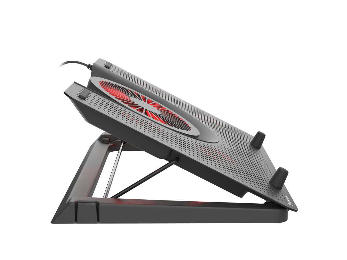 GENESIS Oxid 550 Llaptop-Kühlpad 43,9 cm (17.3") 2800 RPM Schwarz