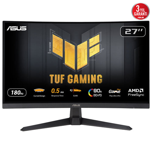 ASUS TUF Gaming VG27WQ3B Computerbildschirm 68,6 cm (27") 2560 x 1440 Pixel Quad HD LCD Schwarz