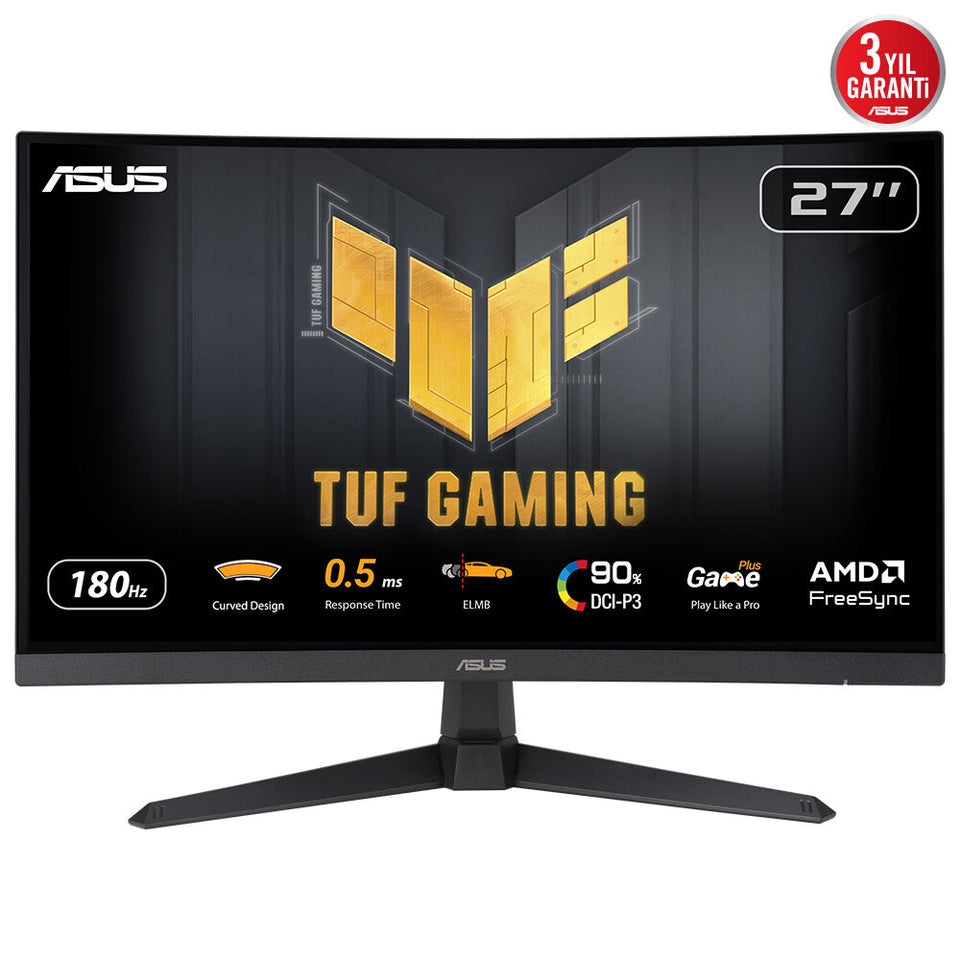 ASUS TUF Gaming VG27WQ3B Computerbildschirm 68,6 cm (27") 2560 x 1440 Pixel Quad HD LCD Schwarz