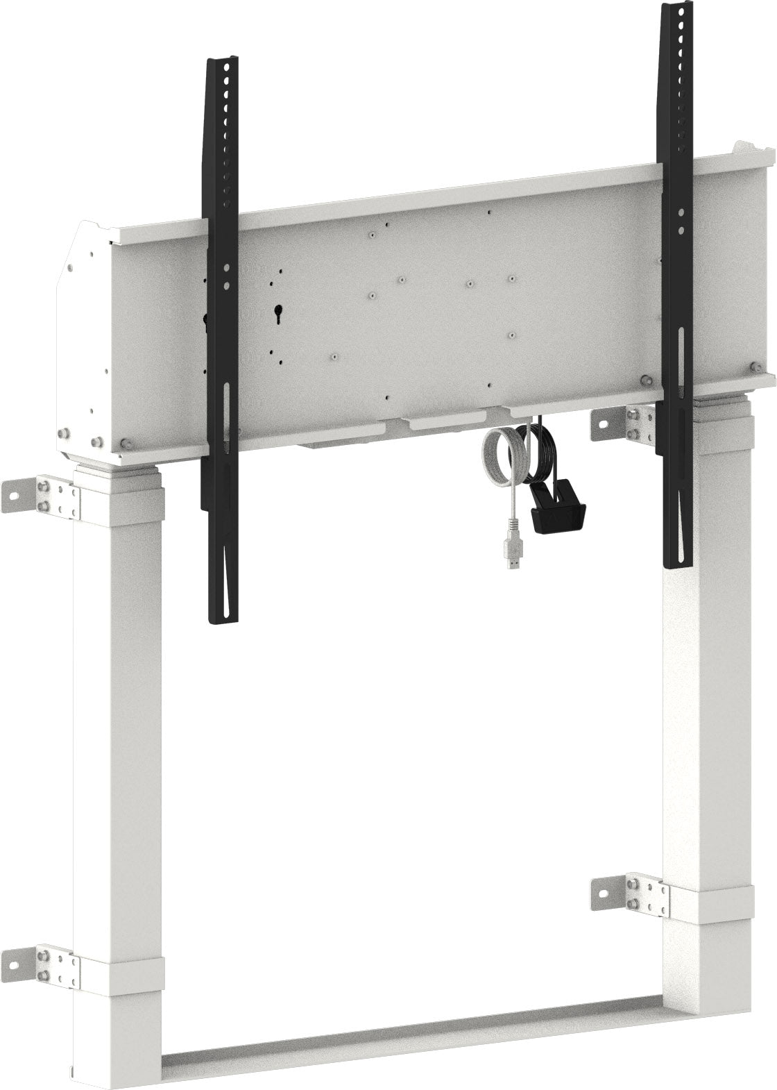 iiyama MD-WLIFT2031-W1 Flachbildschirm-Tischhalterung 2,67 m (105") Flur Weiß