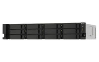 QNAP TS-1273AU-RP-8G NAS & Speicherserver Rack (2U) Ryzen Embedded V1500B 8 GB DDR4 0 TB QNAP QTS Aluminium, Schwarz