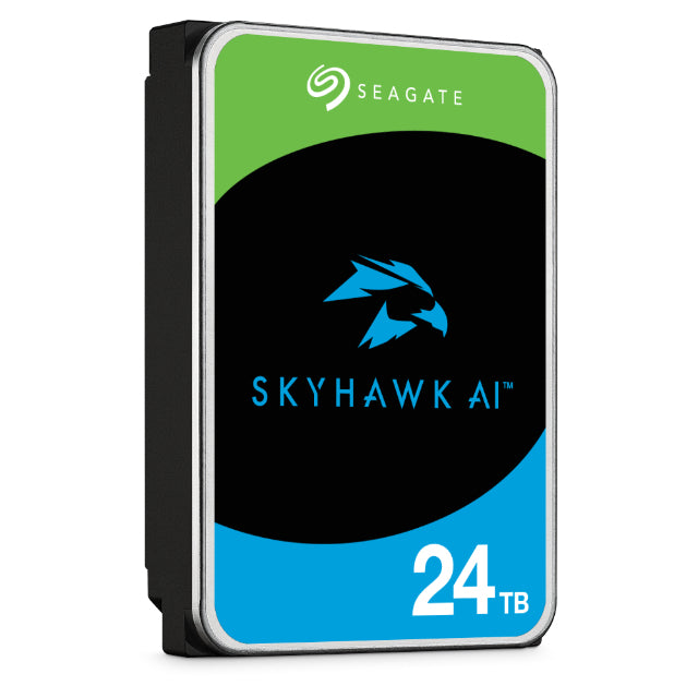 Seagate SkyHawk AI Interne Festplatte 24 TB 7200 RPM 512 MB 3.5" Serial ATA III