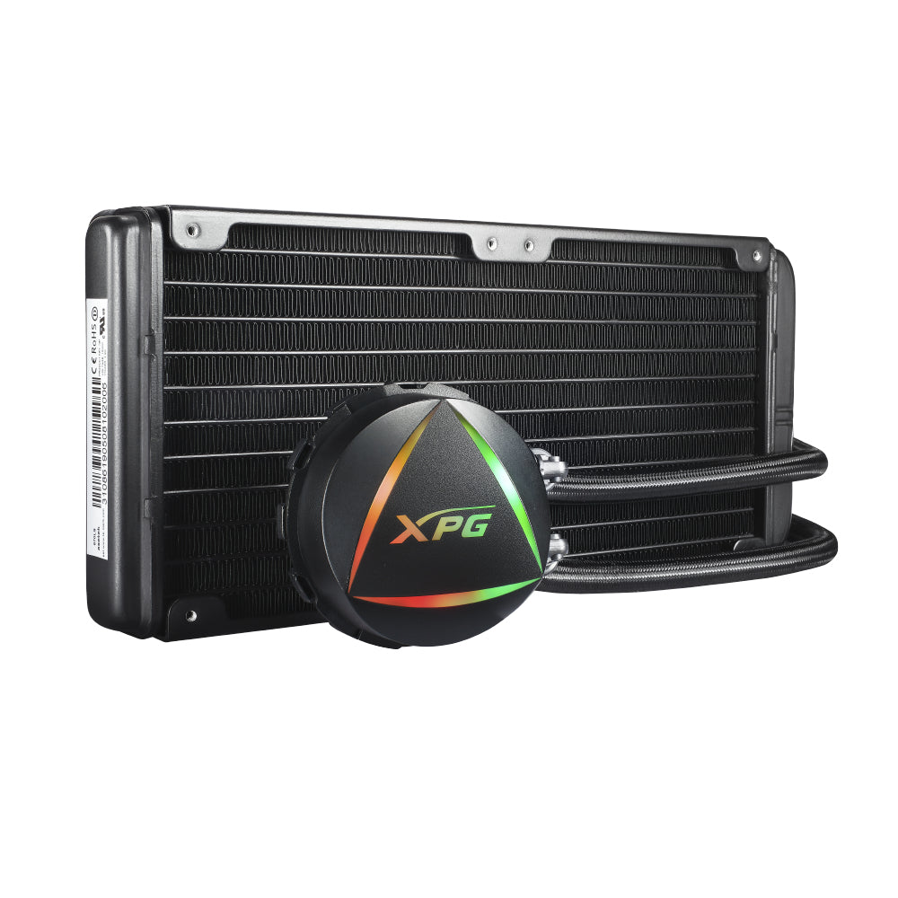 XPG Levante Chipset All-in-One-Flüssigkeitskühler 12 cm Schwarz 4 Stück(e)