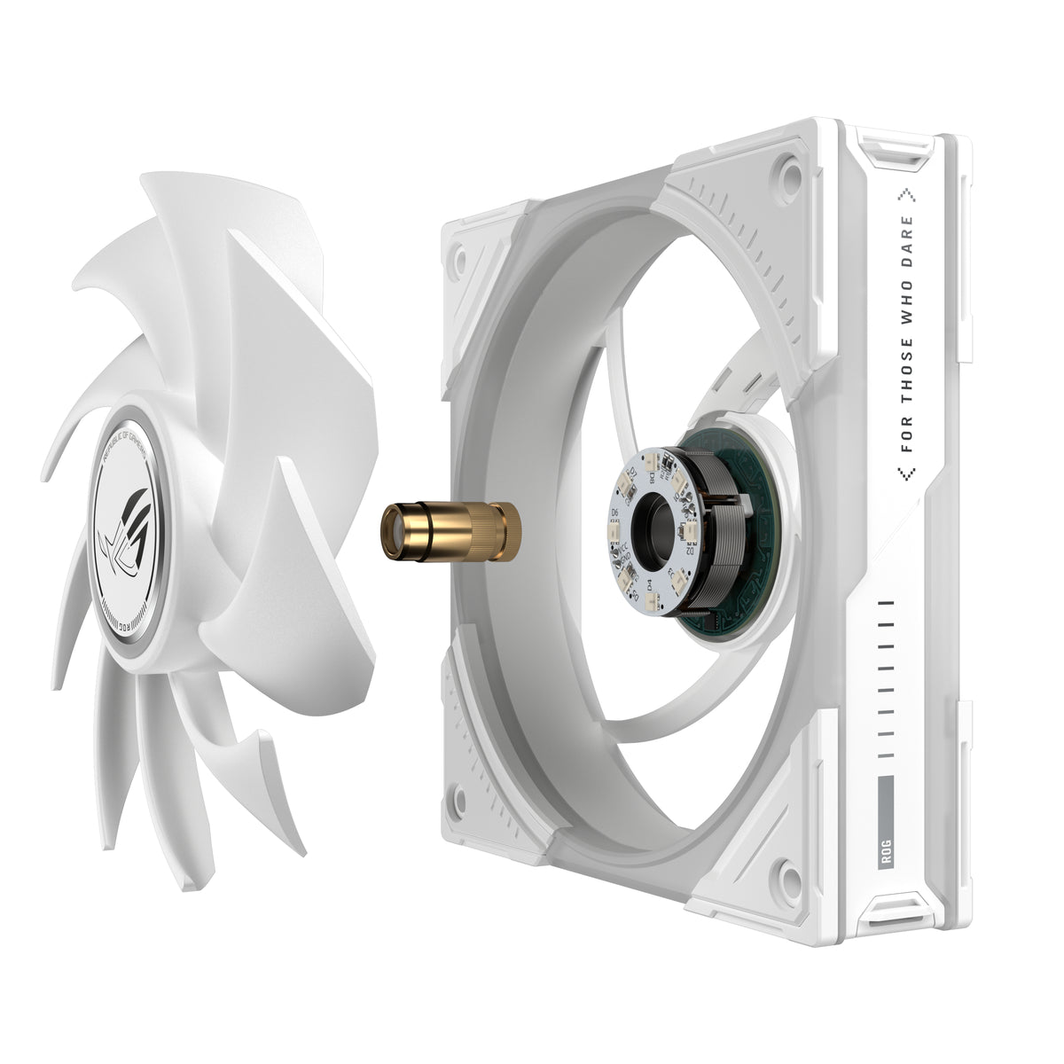 ASUS ROG Eurux GR120 ARGB Fan White Single Pack Computergehäuse Ventilator 12 cm Weiß 1 Stück(e)
