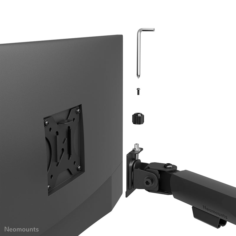 Neomounts DS60-600BL2 Monitorarm 10-32" - Quick Fix - 180°-Stopp