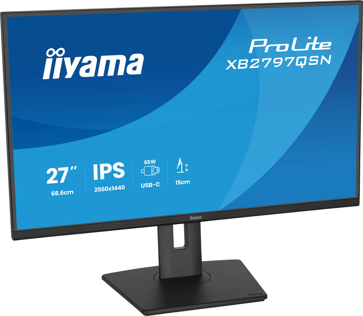 iiyama ProLite XB2797QSN-B1 Computerbildschirm 68,6 cm (27") 2560 x 1440 Pixel Quad HD LCD Schwarz