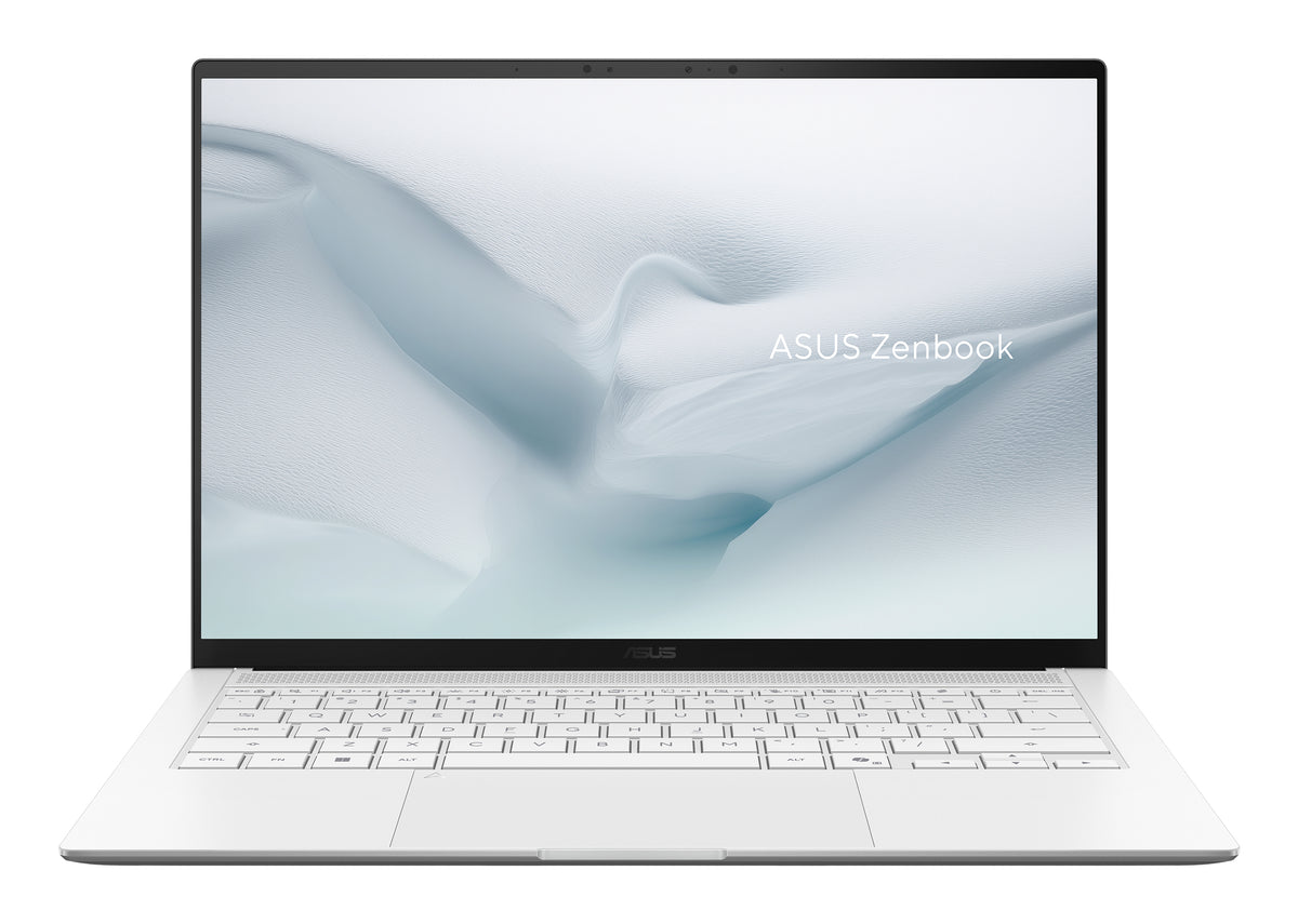 ASUS Zenbook S14 UX5406AA-SU173W Copilot+ PC Intel Core Ultra 9 386H Laptop 35,6 cm (14") Touchscreen 3K 32 GB LPDDR5x-SDRAM 1 TB SSD Wi-Fi 7 (802.11be) Windows 11 Home Spanisch Weiß