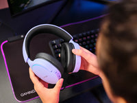 Trust GXT 491P FAYZO Kopfhörer Verkabelt & Kabellos Kopfband Gaming USB Typ-A Bluetooth Schwarz, Violett