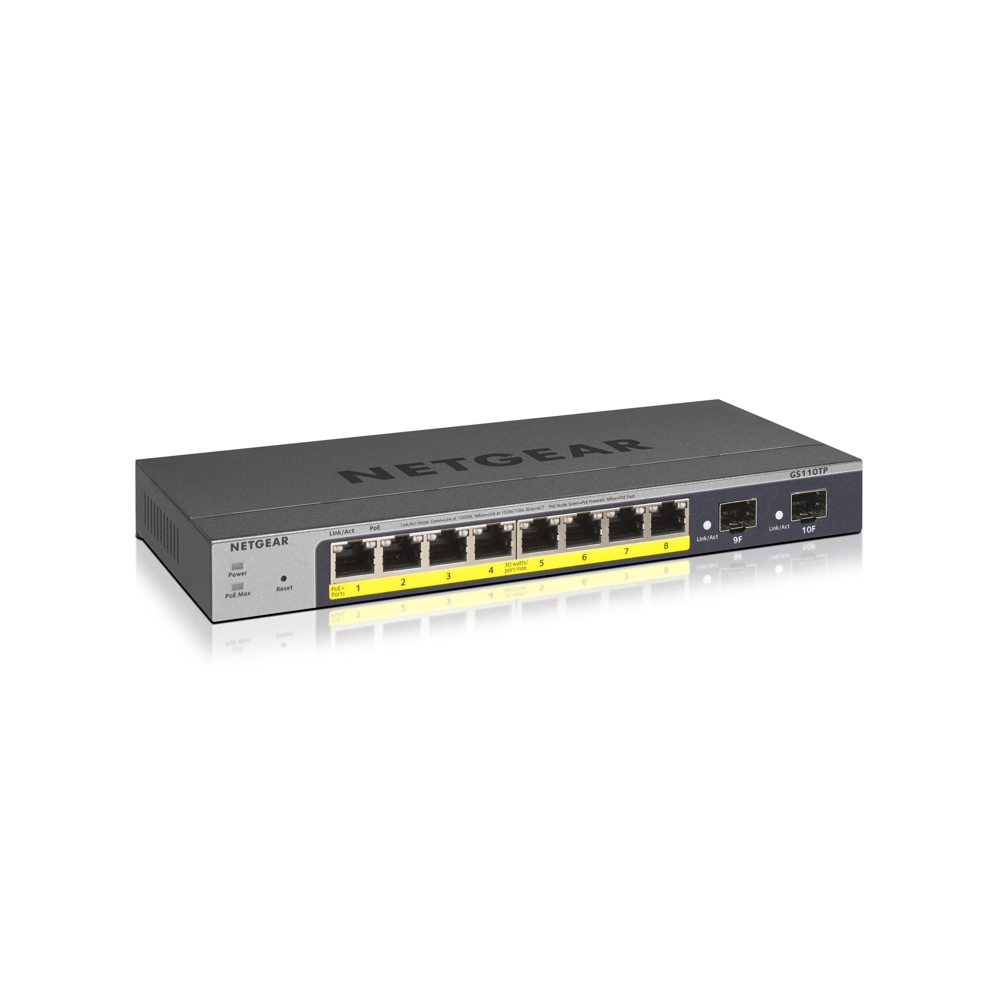 Netgear GS110TP: 10 Port Smart Switch