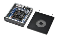 Shuttle Slim AI PC DN11H9 Intel Core Ultra 9 185H, Intel Arc graphics, 2xHDMI, 2x DP, 4x 2.5Gbit LAN, VESA, 24/7 Dauerbetrieb